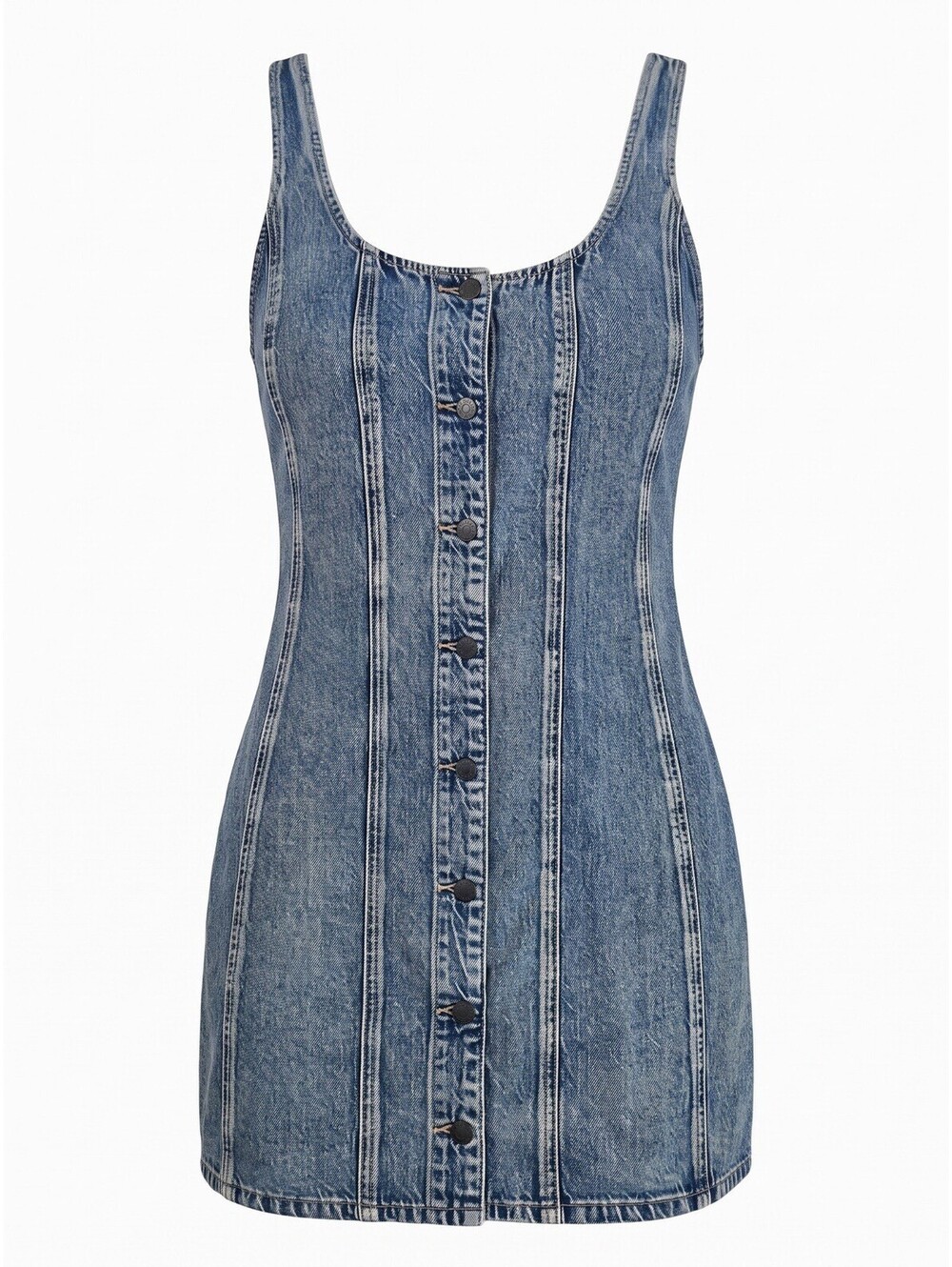 $298 Rag & Bone Lorraine Denim Mini Dress Women's Size 12 NWT